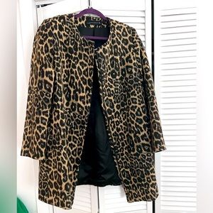 Vintage Leopard Print Zara Coat
